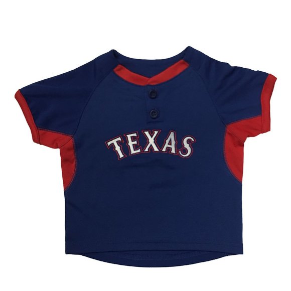 Majestic Other - (B💲10) Majestic Infant 6/9m Texas Ranger Jersey